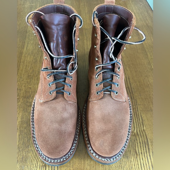 White’s Boots x Huckberry - 350 Cruiser - red dog roughout - men’s size 13D - Picture 5 of 7